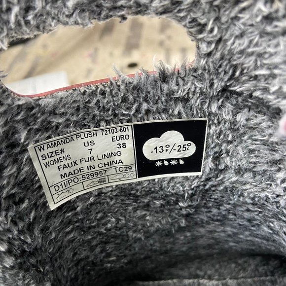 Bogs Women's Burgundy Red Amanda II Lace Insulated Waterproof Rain Boots Size 7 - Picture 9 of 9